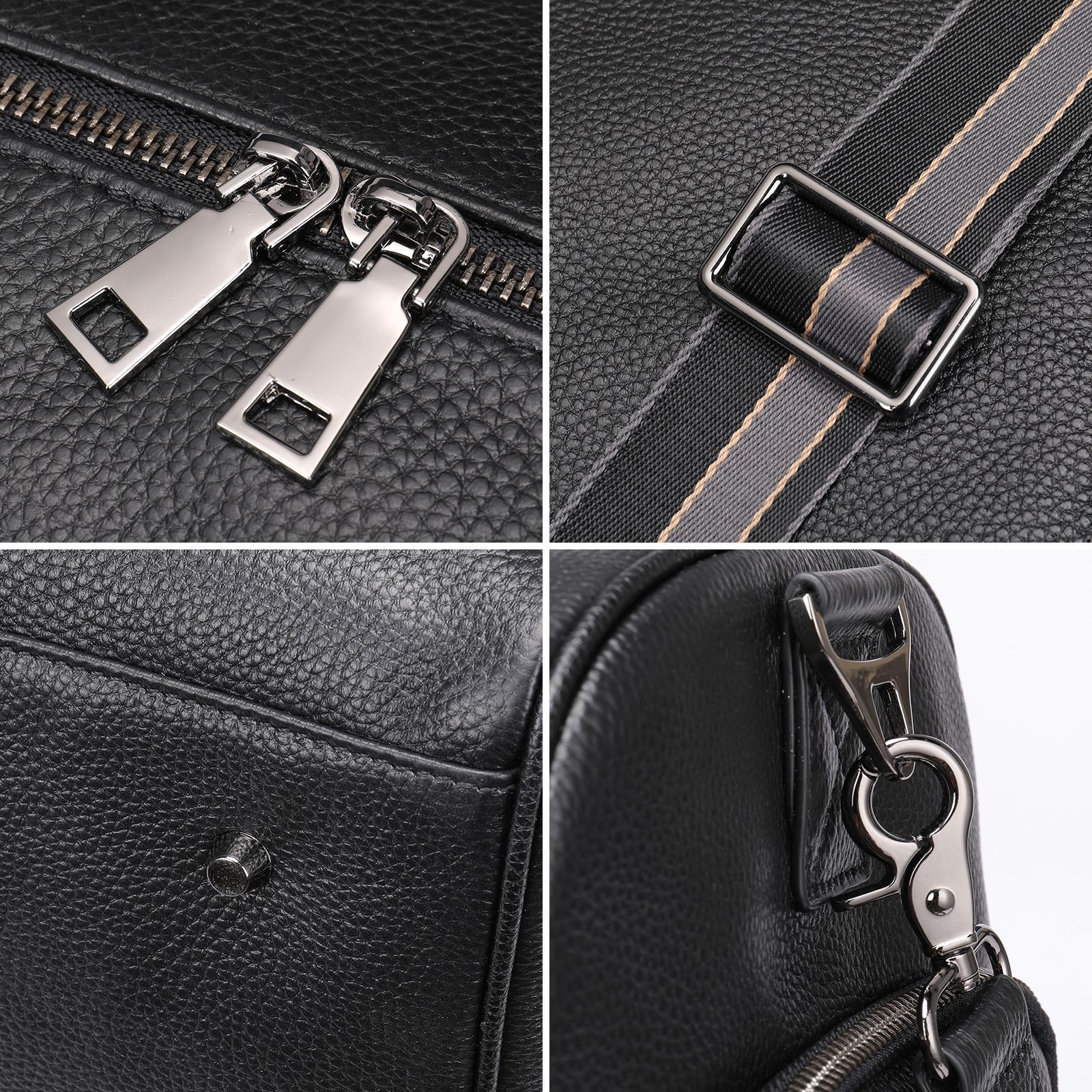 Malunte Large Capacity Genuine Leather Luggage Bag New Multifunctional Shoulder Travel Bag Cowhide Shoulder Bag Wholesale - Thumbnail 3