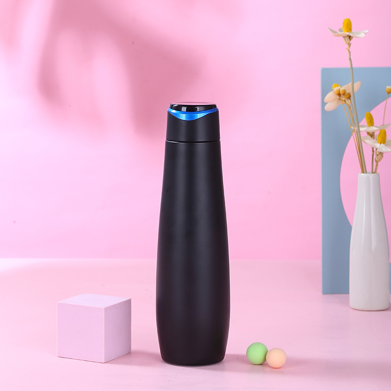 Smart Touch taza de medición de temperatura taza de vacío de acero inoxidable de doble capa taza de negocios avanzada taza de agua de tipo gota taza de regalo