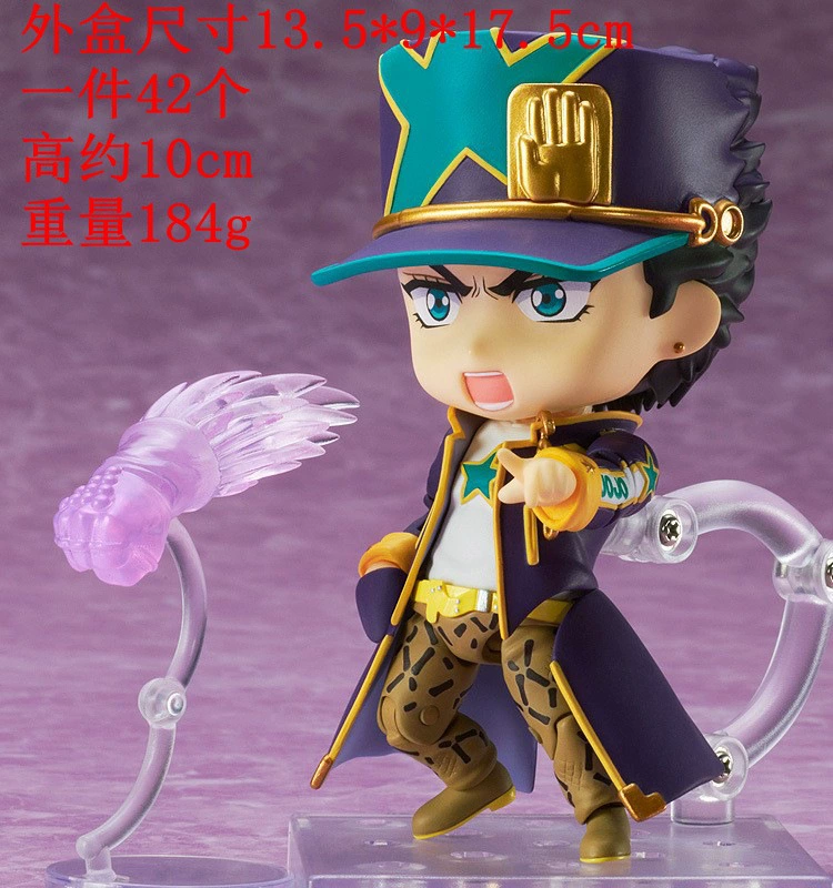 Фигурка в стиле JoJo (Chibi) — ~10 см коллекционная, цветная коробка, дисплей