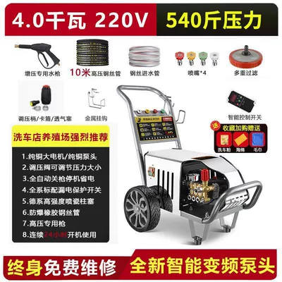 Gun Cleaning Machine for Car — Car washing machine - duoduo-straight-hair-black-cat-9999w-40kw220v-270kg-pressure-10m