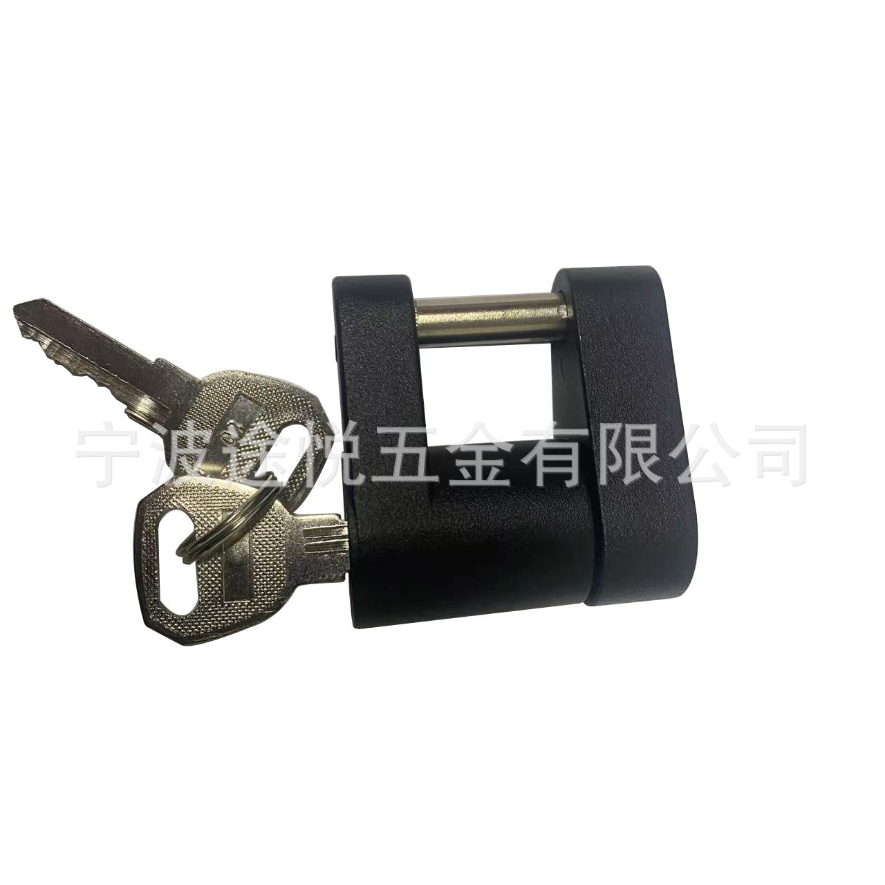 Factory supply small trailer lock/brass/trailer coupler lock RV lock trailer lock black