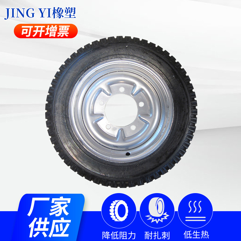 厂家供应 400-12型实心轮胎 电动三轮平板车 叉车实心轮胎