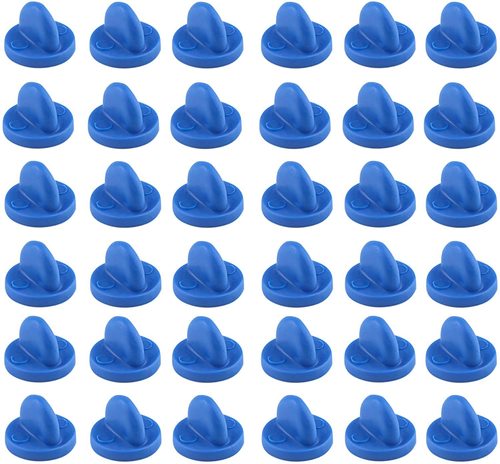 100pcs Plastic Butterfly Hat in Various Colors and Shapes, Pin Badges, Pin Holders, DIY Accessories