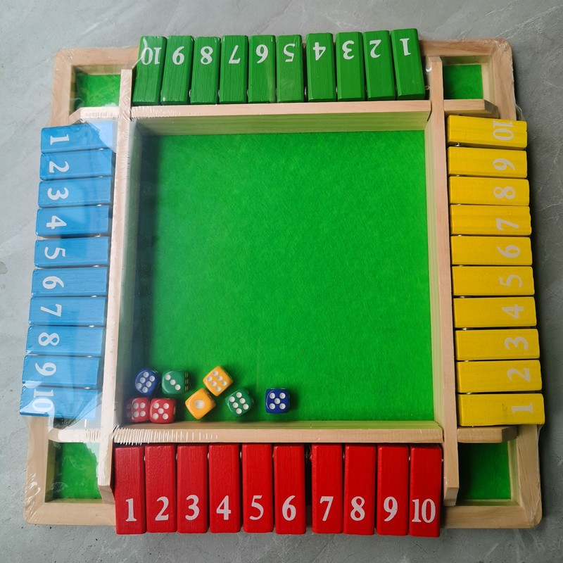 Juego de mesa de cartas con doble cara digital transfronterizo, juego de mesa para padres e hijos, juego de beber para fiestas con barra de madera, juguete para juegos de apuestas.