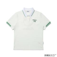 ゴルフ夏服スポーツレジャーカップルレディース半袖ラペル通気性シャツカジュアルファッションスポーツデイリー