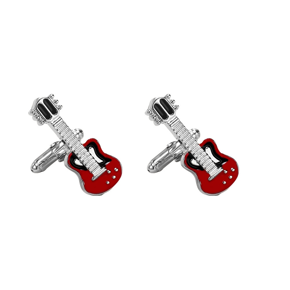 music series cufflinks musical instrument note cufflinks men's French shirt cuff nails source_voghion.com