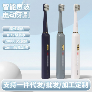 Cross-Border Household High-Frequency Electric Toothbrush Adult Soft-Bristled Five-Speed Mode Rechargeable Electric Toothbrush Factory Wholesale