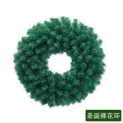 クリスマス装飾品グリーンシミュレーションpvcクリスマス花輪暗号化草輪60/50/40/30cm工場直供