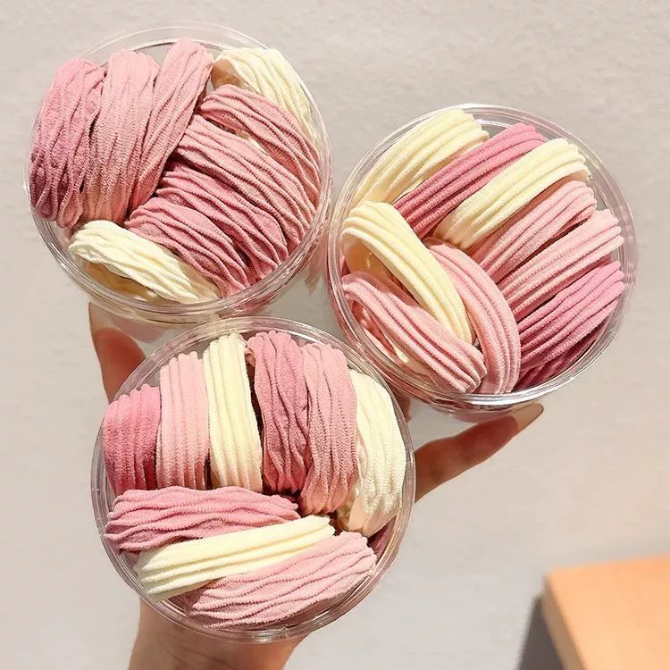 Elastic mixed children's hair rope, ponytail, hair accessory