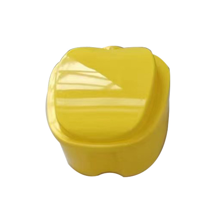 Caja de dentadura dental titular caja de almacenamiento de dientes caja modelo dentadura caja de aparatos de ortodoncia caja de almacenamiento caja de dientes de Apple