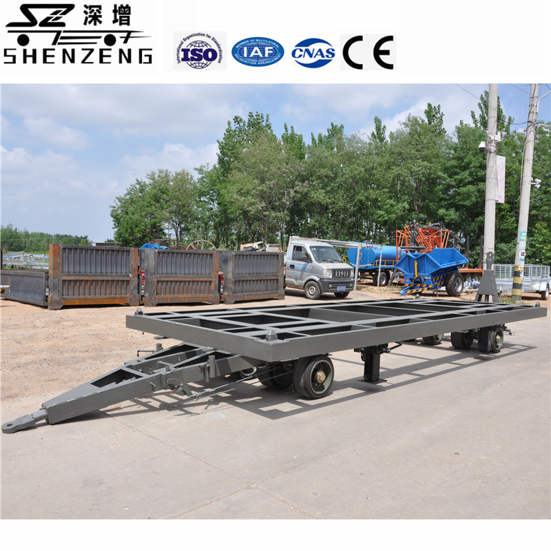 20吨集装箱转运骨架拖车 双向牵引骨架拖车 全挂式骨架拖车