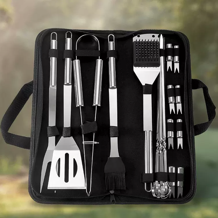 新品亚马逊爆款烤具套装烧烤组合工具 户外BBQ烧烤套装烤具套装