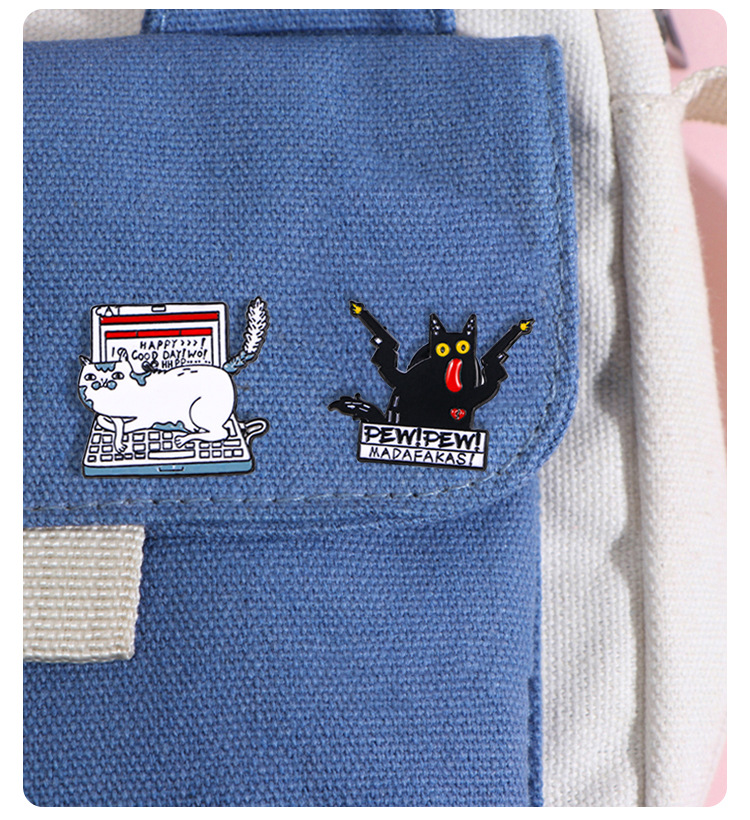 11g Weight Brooches Classification Holiday, Daily Occasion Alloy Material Animal Pattern Unisex Gender Enamel Design Cartoon Style, Sweet Style Cartoon Style Sweet Pin Animal Alloy Enamel Unisex Brooches 7