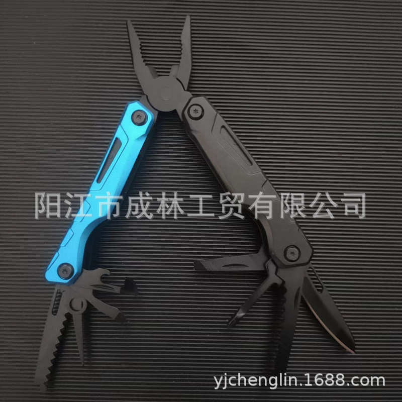 多功能钳户外露营不锈钢钳多用工具折叠户外钳子铝柄钳组合工具钳