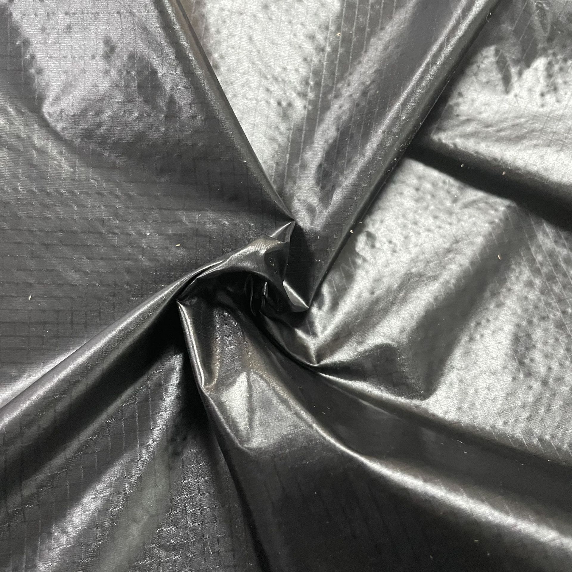 10D双线格尼丝纺 硅胶PU涂层 涂硅胶帐篷面料 涂硅超轻尼龙面料