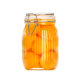 Wholesale Vertical Stripe Snap Glass Storage Jar New Sealed Bayonet Pickles Jar Home Homemade Fruit Brewed Pickle Jar