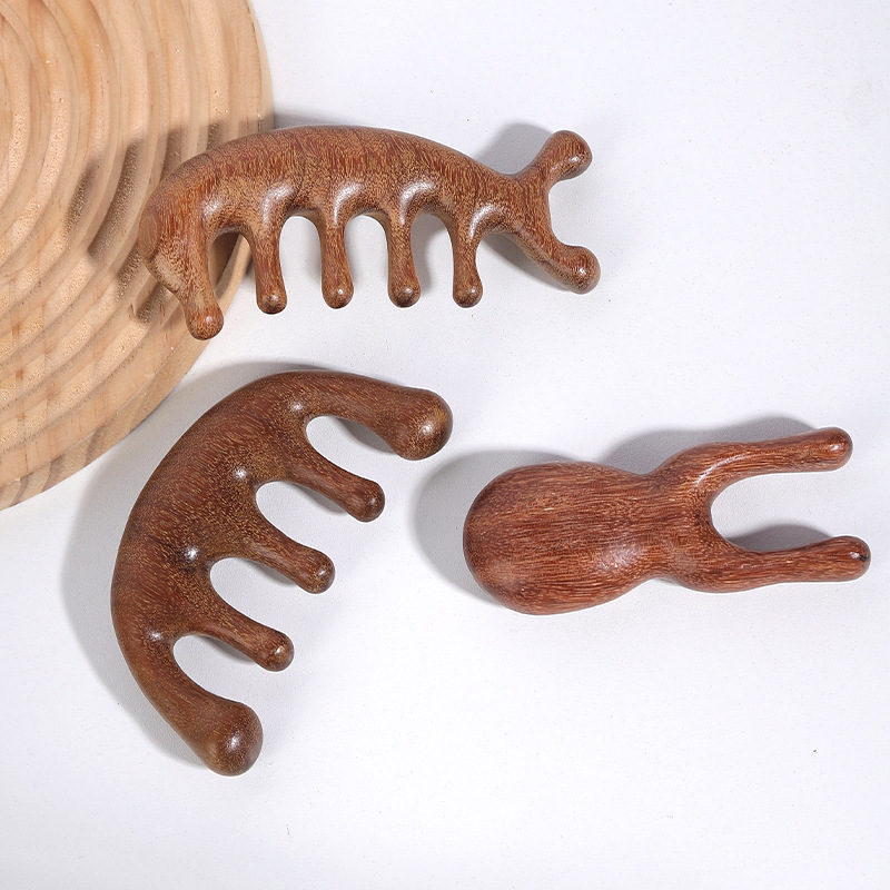 メーカー直売の紫檀の魚の骨は経絡を掻いて、紫檀の玉檀の香の黒檀の頭は実木の魚をマッサージします。|undefined