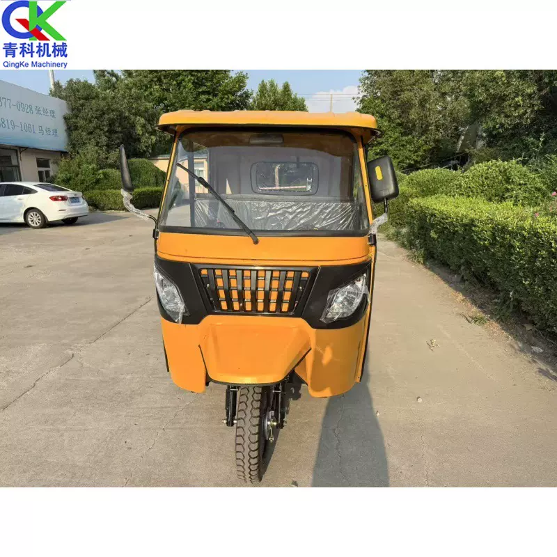 三轮摩托车嘟嘟车tuktuk   外贸出口汽油嘟嘟车 代步拉客参观设备