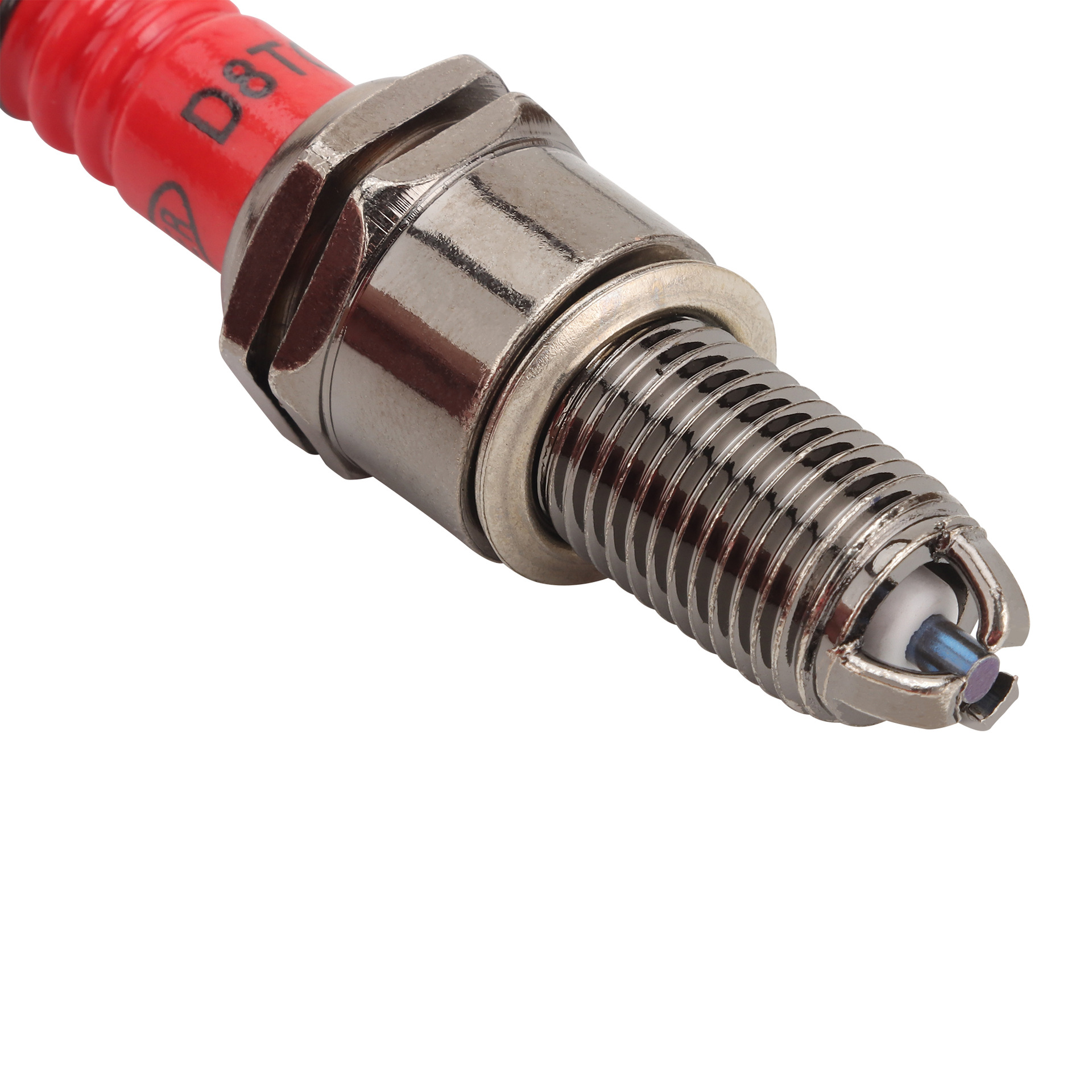 2Pcs a Set / 8Tc-3 Electrode Spark Plug Replacement Motorcycle Cg 50Cc70Cc90Cc110Cc110Cc