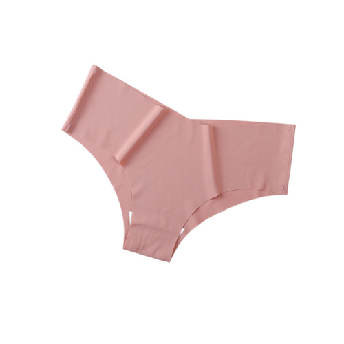 Ice Silk Invisible Underwear Women's Low-Rise Breathable Training Set Cotton Thong