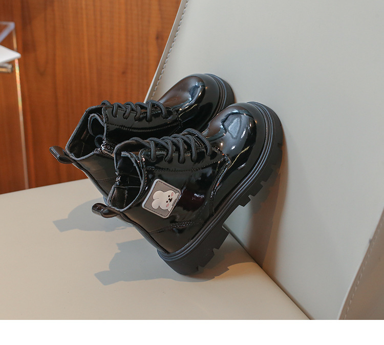 Kinder 2024 Trendy Fashion Mädchen Vielseitige Martin Jungen Frühling und Herbst Britischen Stil Kurze Stiefel_voghion.com