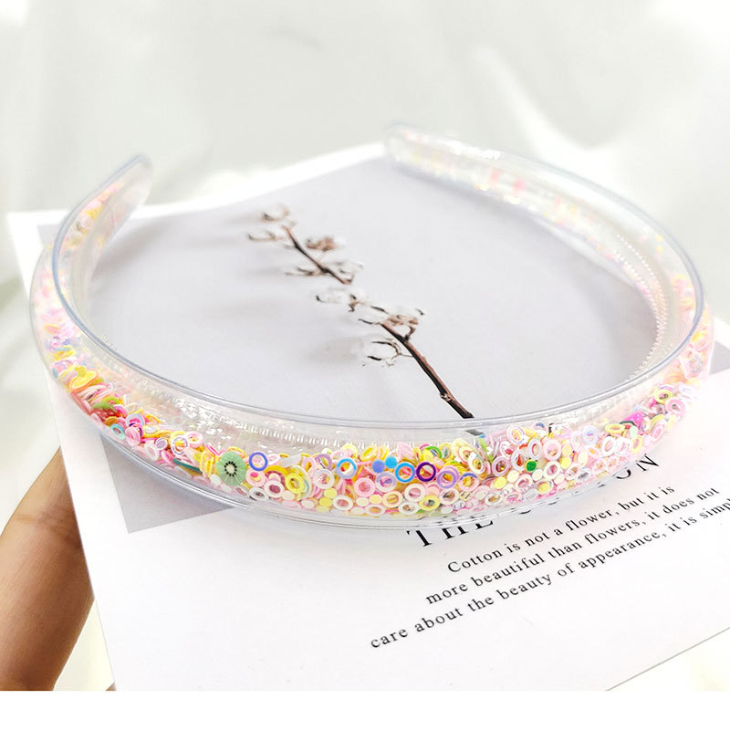 Cartoon Style Flower Plastic Resin Printing Hair Band display picture 1