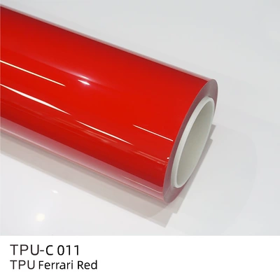 Auto Color Change Film, Color Changing Film Tpu Super - tpu-ferrari-red-152m15m