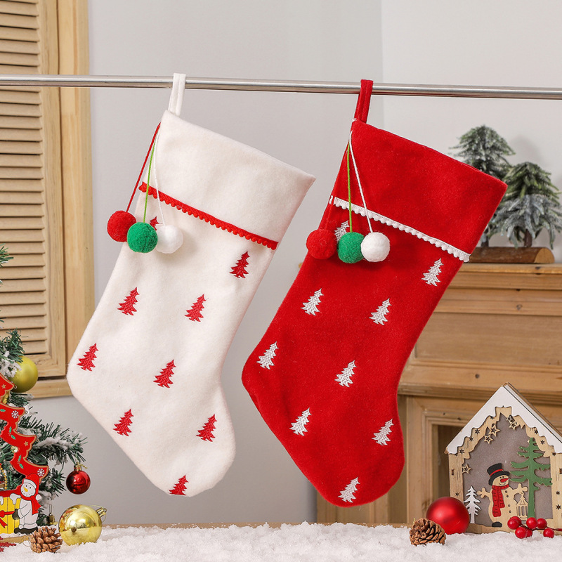 クロスボーダーのクリスマスの靴下のプレゼントの袋のクリスマスツリーはクリスマスの装飾の用品の大きいサイズのキャンディーの靴下の装飾の吊り下げの部品を掛けます。|undefined