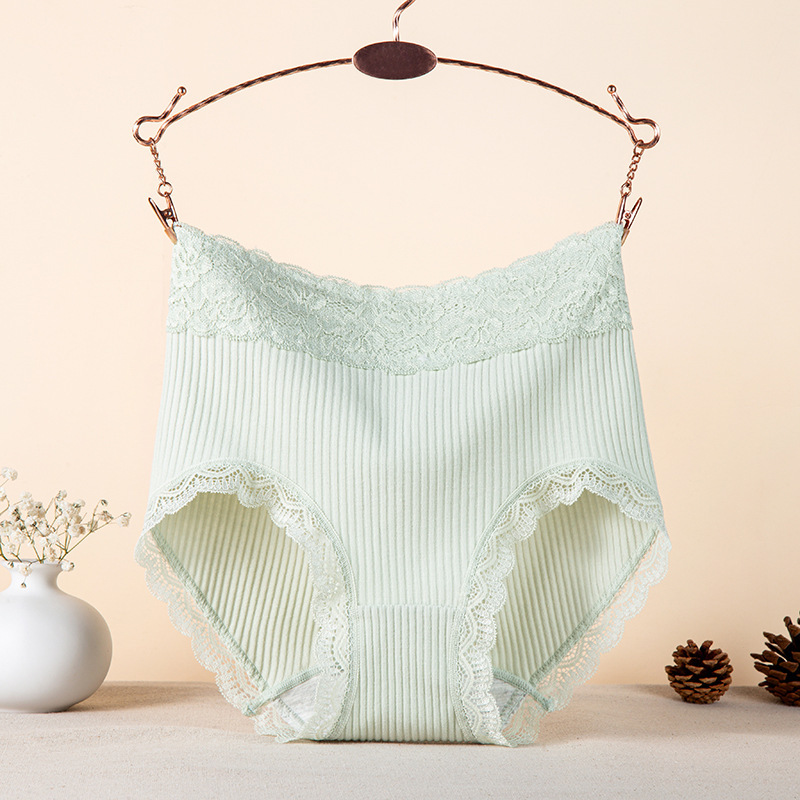 Factory wholesale sexy Bud underwear high waist ladies cotton underwear girls cotton breathable briefs