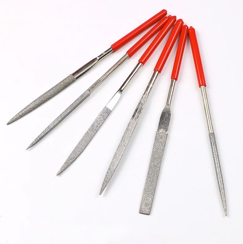 High-quality plastic handle whole file alloy file woodworking ten-piece set assorted wood files 5*180 set factory direct sale