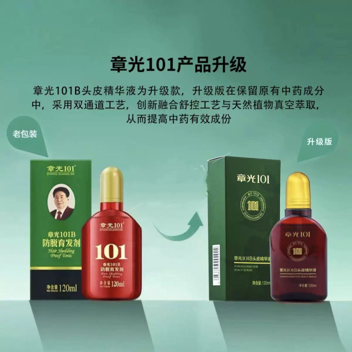 Zhangguang 101 Saç Dərisi Serumu Zəncəfil və Ginseng ilə
