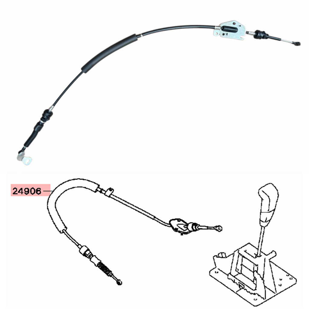 Mr581204 Mr410822 Is Suitable for Mitsubishi Pajero V70W-V90 Shift Cable and Gear Shift Cable