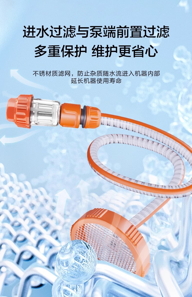 Yili Commercial High Pressure Car Washer 9022/9026 All Copper Motor Car Wash Farm Floor Wall Cleaning Machine