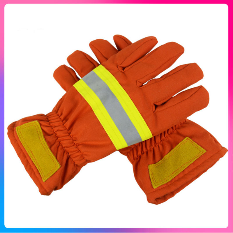 深圳14款/17款消防手套3C防火手套97/02演习训练手套抢险救援手套