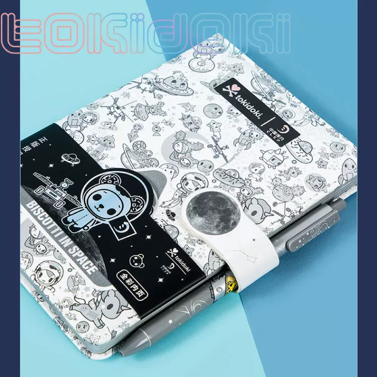 «4643 Guangbo Tokidoki series KT81075 color pages hard noodles strap notes notes»