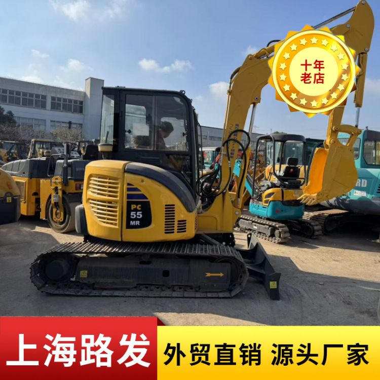 Exportación de comercio exterior de segunda mano Komatsu55 excavadora venta al contado precio favorable