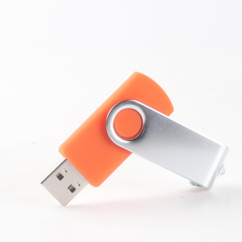 Rotary u disk logo personalizado metal 32g clip creativo 16g exposición oferta regalo 8g alta velocidad al por mayor unidad flash USB
