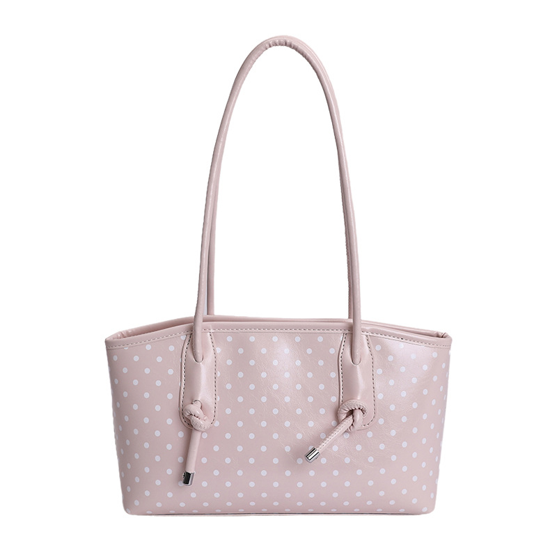 Nicho japonés coreano estilo brazalete bolsas de mano 2026 nueva primavera ocio estilo extranjero de viaje diario punto de onda bolsa de hombro moda image 8