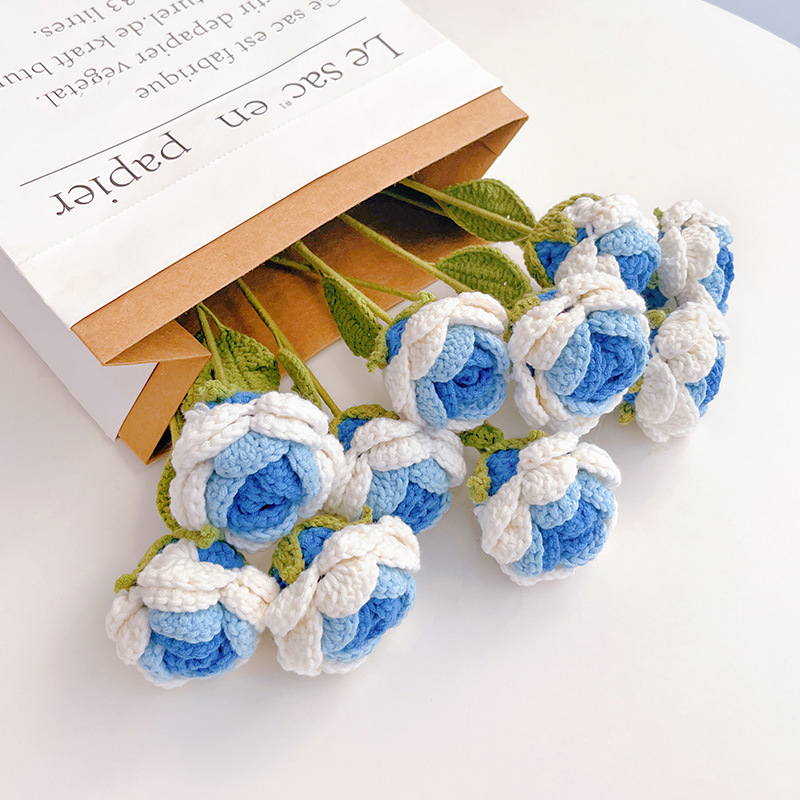 Romantic Flower Yarn Imitation Plants display picture 3