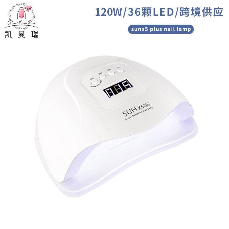 Sunx5plus lámpara de manicura 120W máquina de manicura de alta potencia lámpara de fototerapia tienda de manicura lámpara uv lámpara de parrilla de manicura transfronteriza