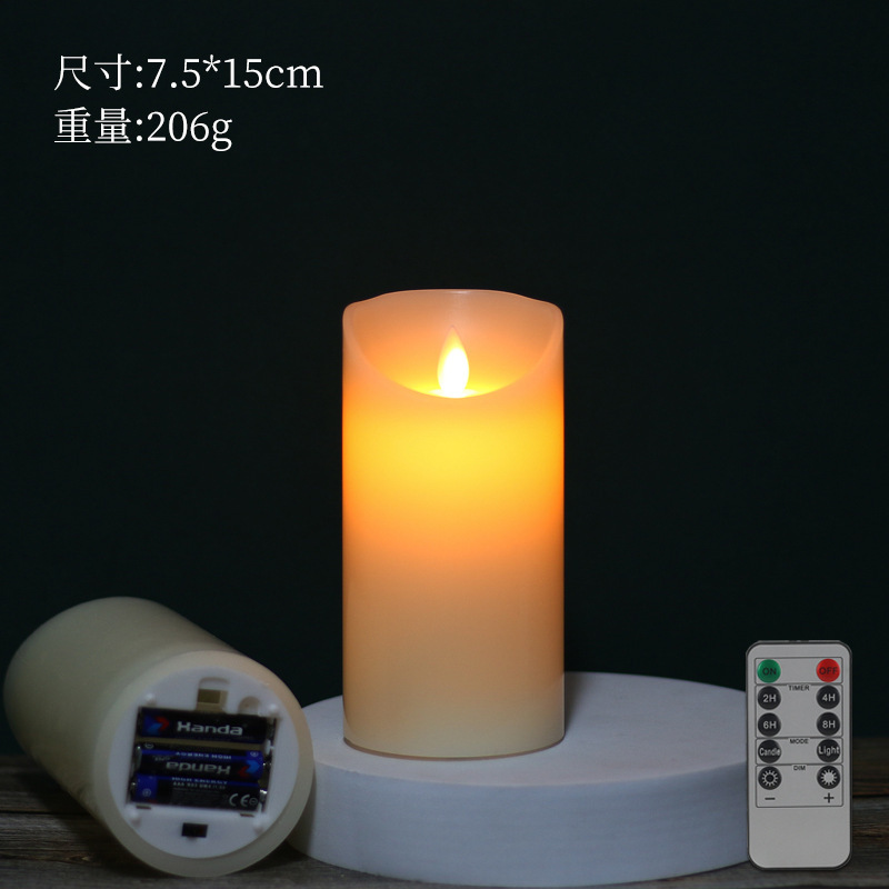 遥控电子蜡烛灯 仿真假蜡烛万圣节七夕情人节氛围灯led蜡烛灯跨境|undefined