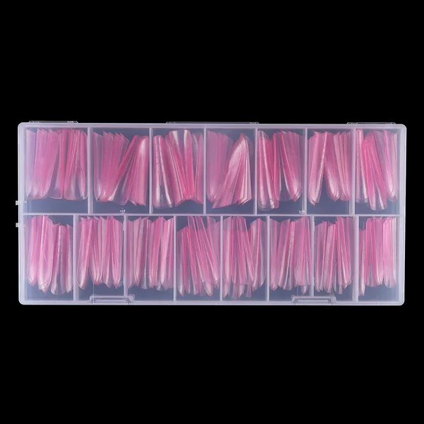 Cross-border New Nail Art Frosted-free Mold Crystal Extension Paperless Quick Extension Nail Boxed 150 Pieces