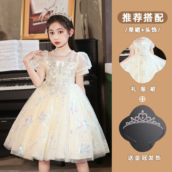 9208 Champagne Short Sleeve + Crown