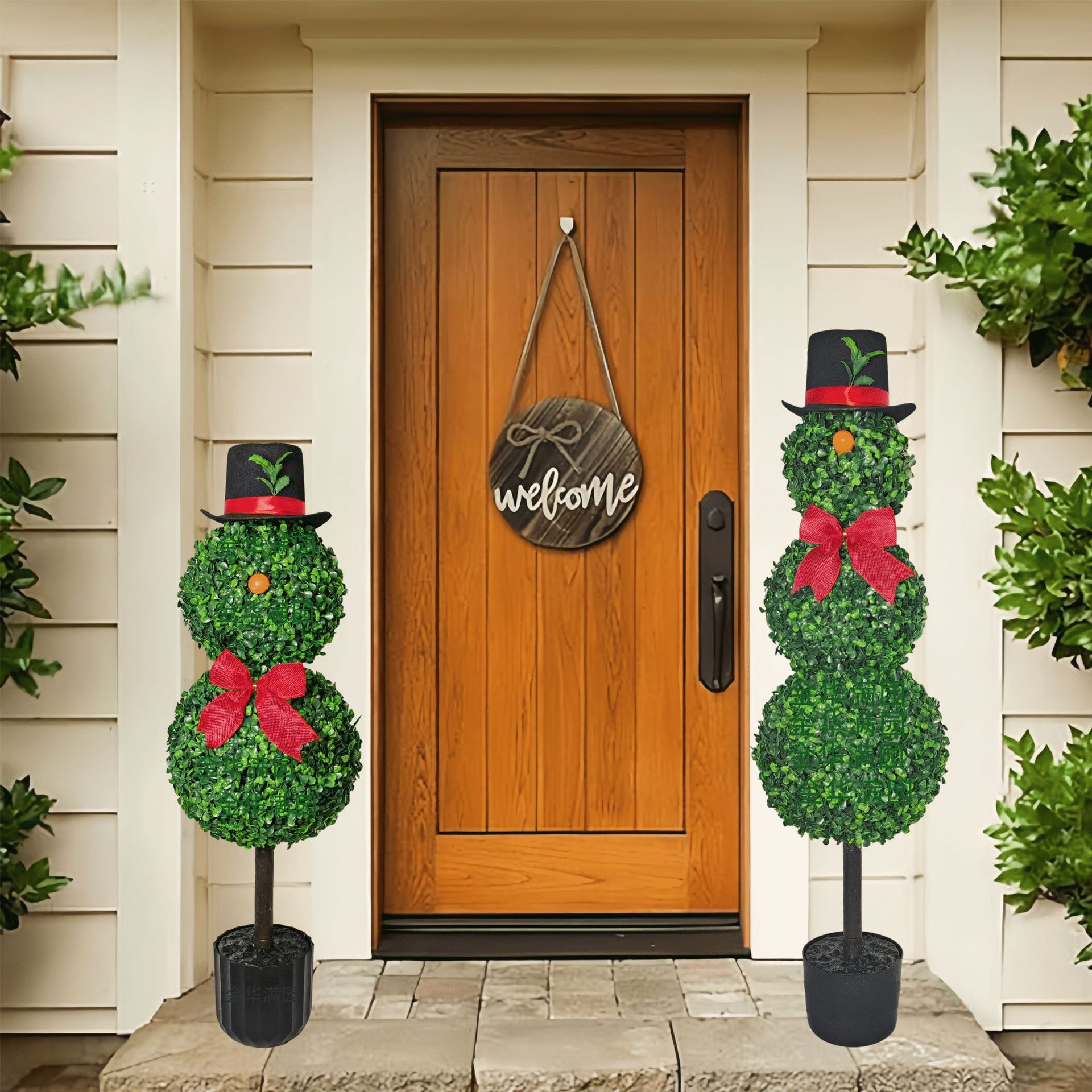 Removable artificial plant