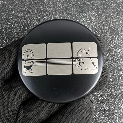 Hub cover – Change - ultraman-galaxy-creative-model-matte-black-4-pieces