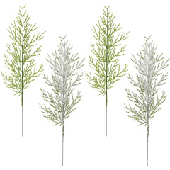 クリスマス松柏枝人工松柏枝クリスマス植物DIY装飾クリスマス工芸品置物