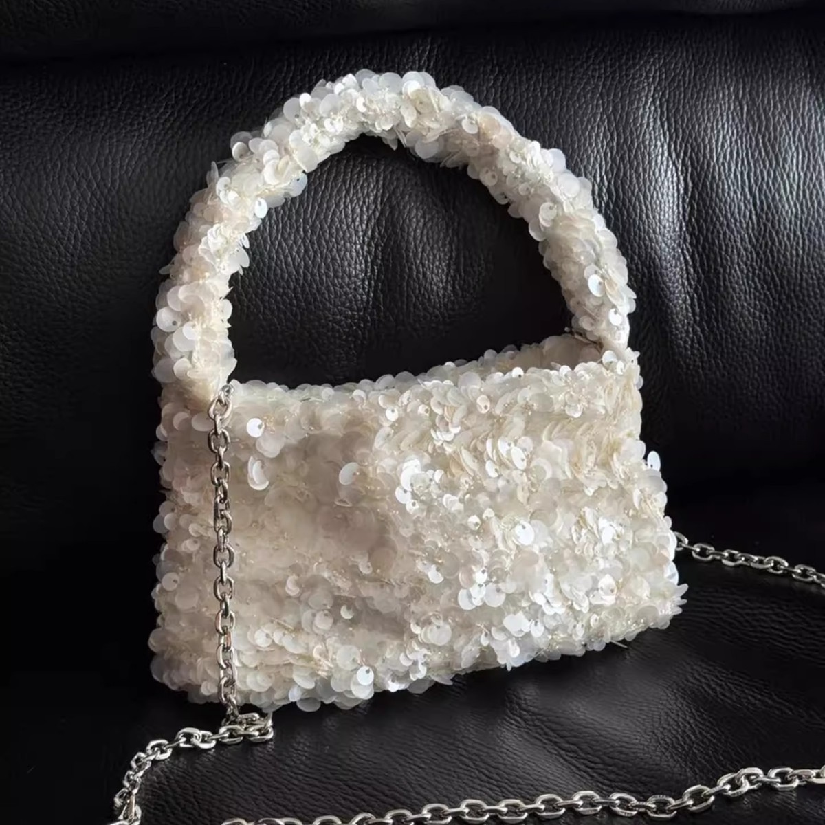 Sequin Shoulder Bag For Women, Versatile Crossbody Evening Handbag_voghion.com