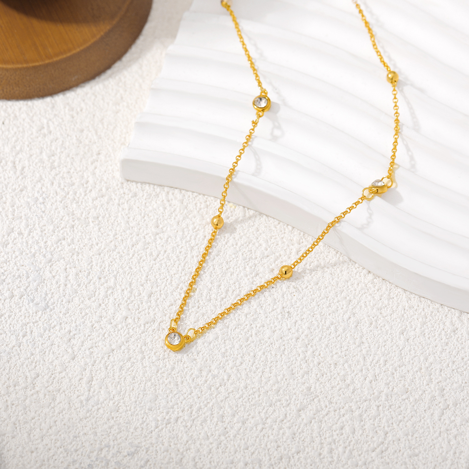 Geometric Simple Style Commute 304 Stainless Steel Pendant Necklace Plating Lobster Trigger Clasp Closure display picture 3