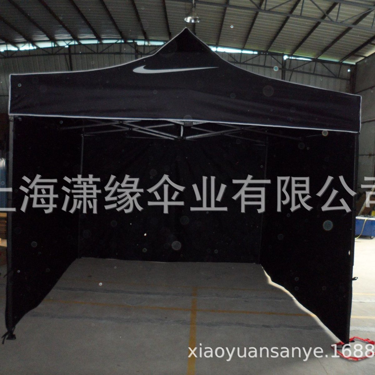 广告帐篷厂 黑架四脚蓬制作厂家 黑色金刚支架折叠帐篷 自动架