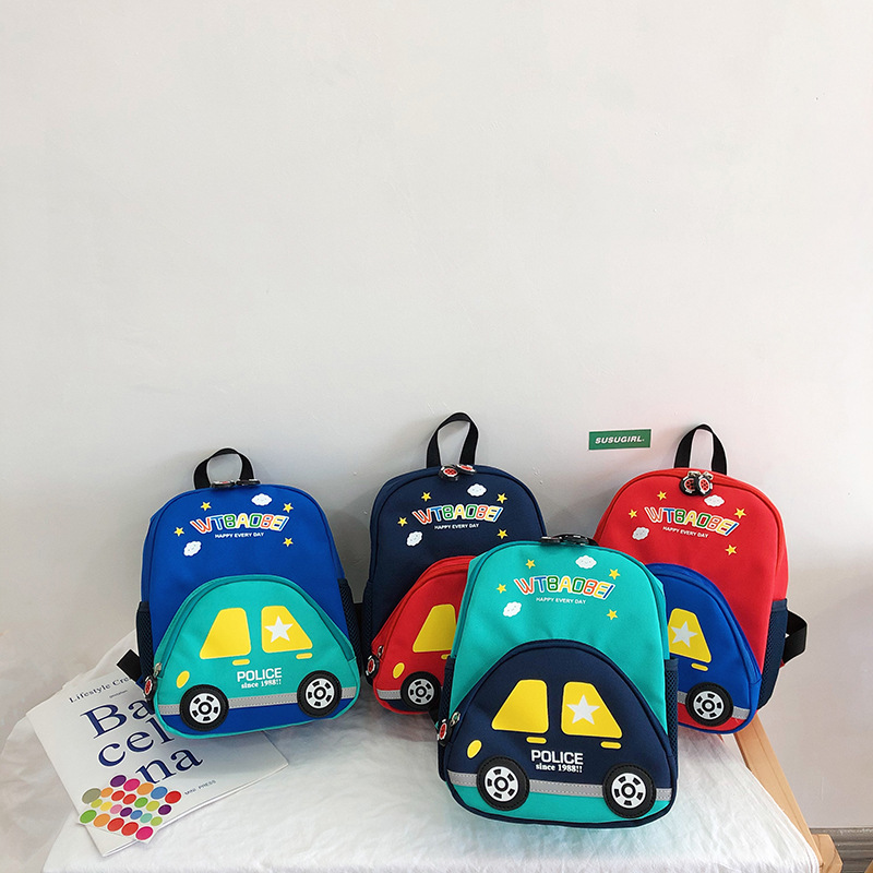 Coche mochila niños de Kindergarten hombres 1-3-5-6 años niños y niñas mochila bebé niños niña mochila